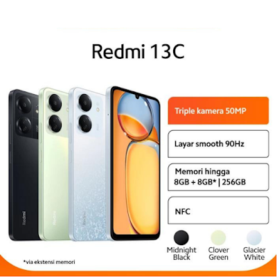 Redmi 13C Rekomendasi HP Harga 1 Jutaan Terbaik