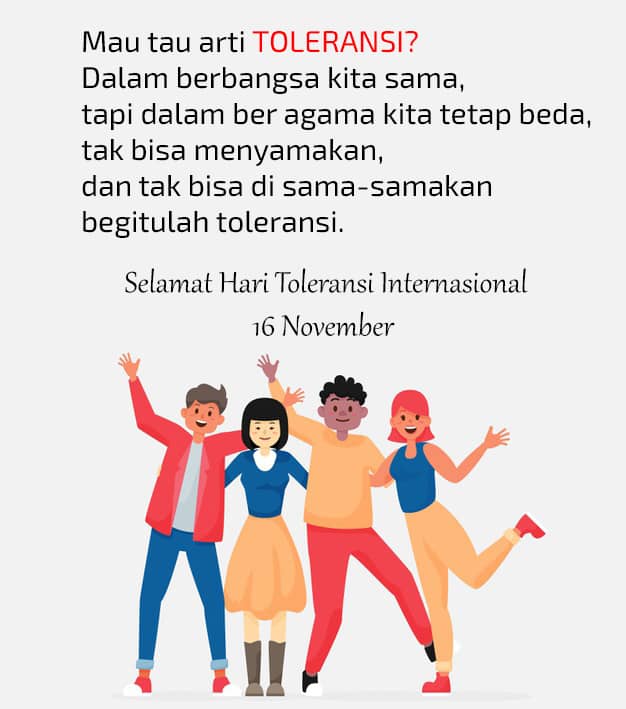 gambar ucapan hari toleransi internasional