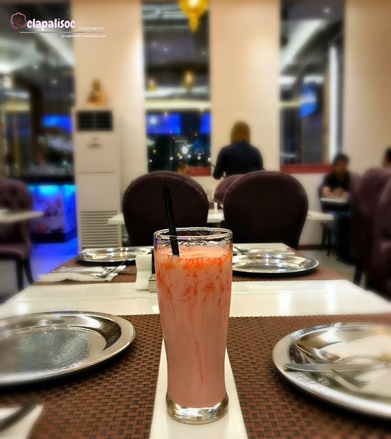 Strawberry Lasi from Royal Indian Curry House