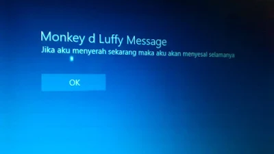 windows 10 login message