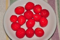 Frische Erdbeeren...