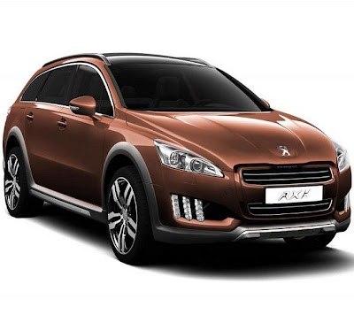 Peugeot 508 RXH diesel electric hybrid car