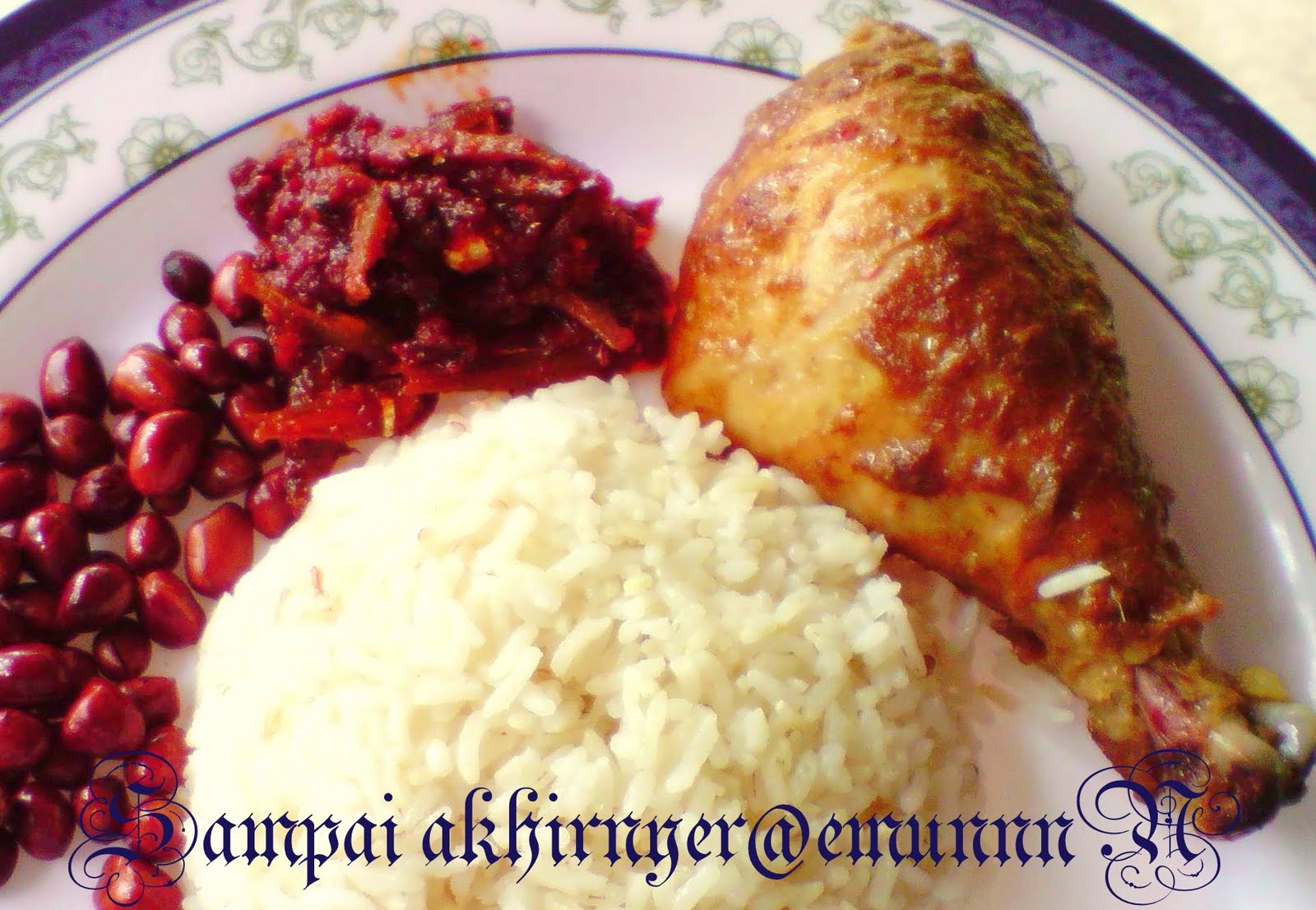 Sampai akhirnyer: NASI LEMAK AYAM GOLEK