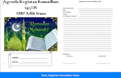 Buku Kegiatan Ramadhan Siswa Format Doc - Belajar Mengajar