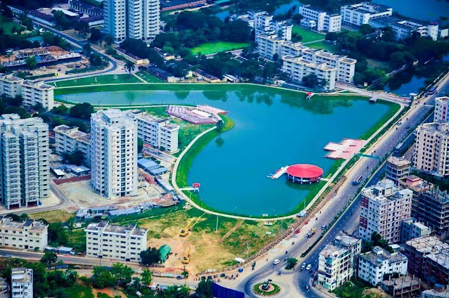 Birds eye (Aerial) View of Bangladesh