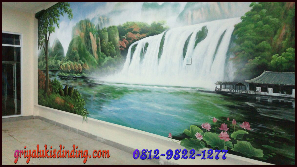 Jasa Lukis Mural Dinding 3 Dimensi Lukisan Dinding 3D Griya