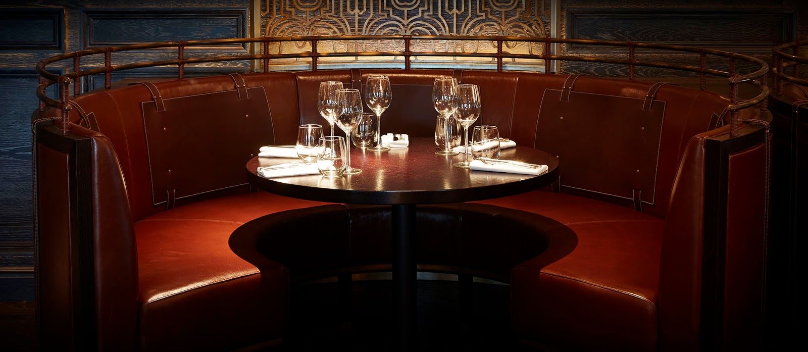 Aqua Nueva | London Restaurant Design & Fit-Out | Seating Booth