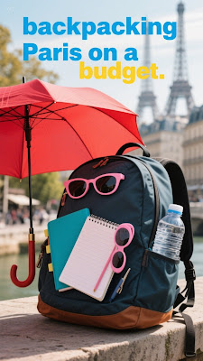 Essential Travel Gear backpacking Paris on a budget