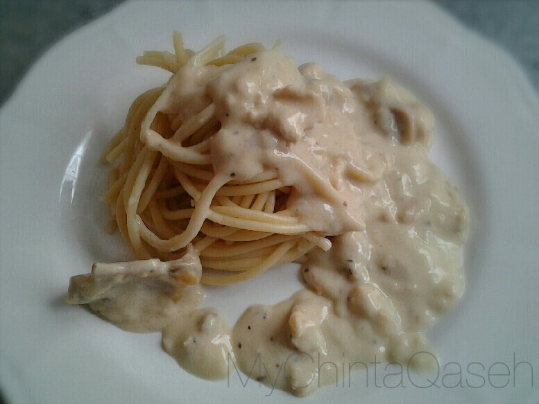 Resepi Spaghetti Carbonara Ayam - Resepi FF