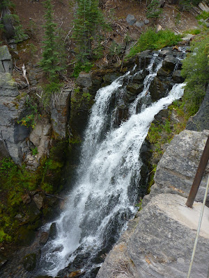 A waterfall in Lassen Volcanic National Park: Kings Creek Falls