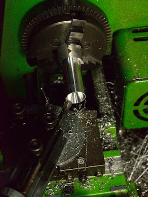 玉押し調整工具製作工程５．コレットのテーパー切削