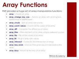 Count array key values with array_count_values, count and sizeof PHP functions