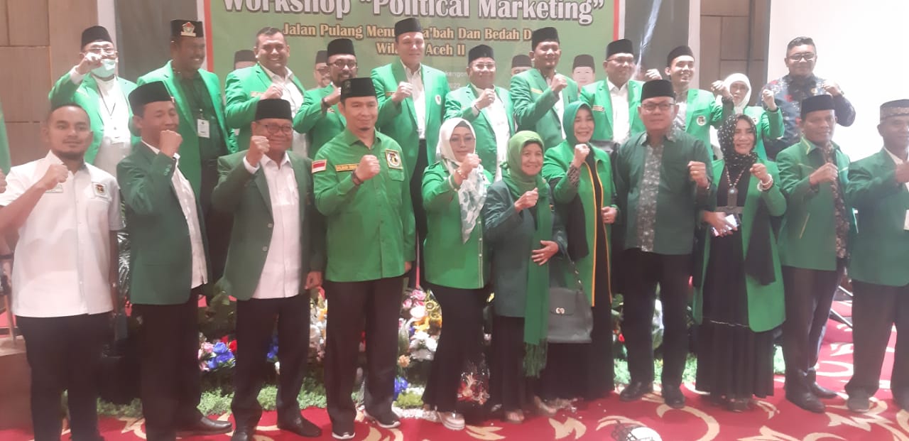 PPP Aceh Gelar Workshop Political Marketing, Amiruddin Idris : Kami Siap Menyongsong Kemenangan Pemilu 2024