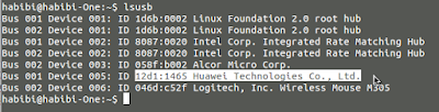 Setting Konfigurasi Modem USB di Ubuntu