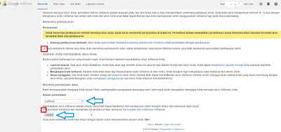 membatalkan google adsense