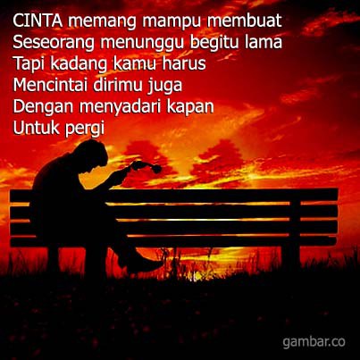  Puisi  Cinta Kesepian Kata Kata  Gokil  Raja Gombal