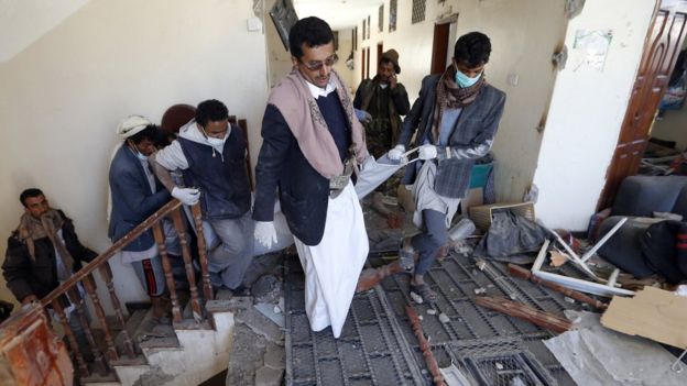 Serangan Udara di Tahanan Pemberontak di Sanaa Membunuh 30 Orang