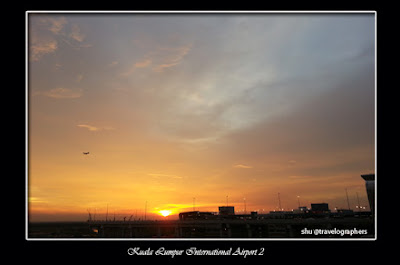 Air Asia, Kuala Lumpur International Airport 2, KLIA 2, Sunset at Airport, Senja di Bandara, Dawn