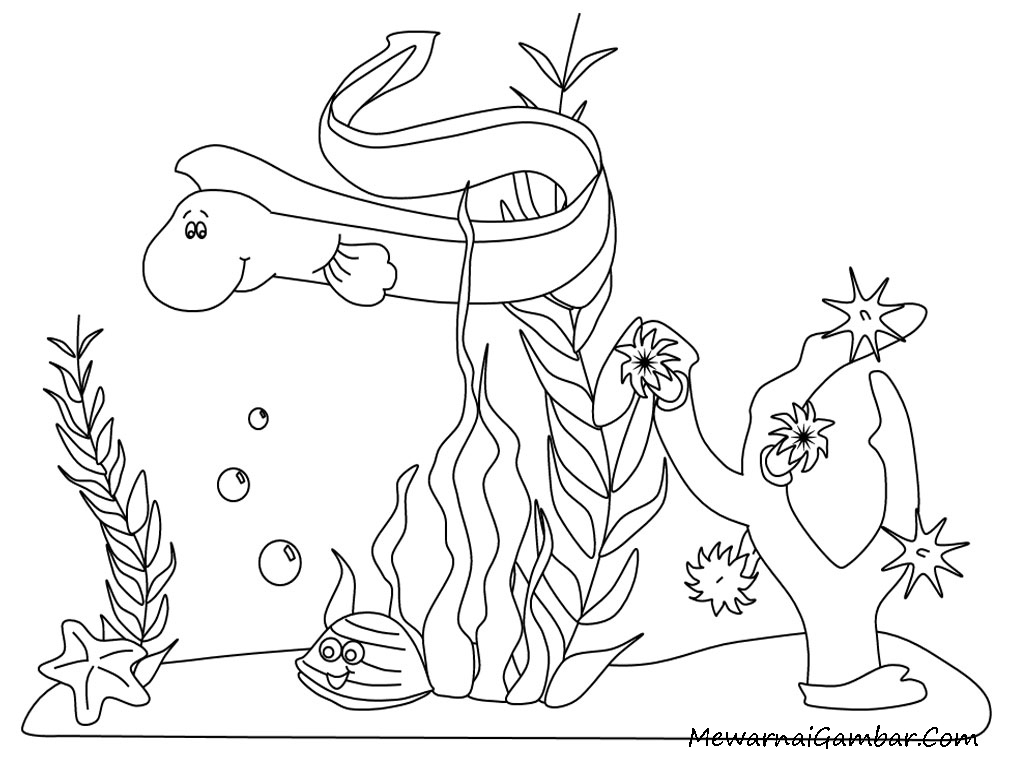 Free pemandangan alam coloring pages