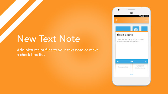 Android app UI and UX : bud New Note