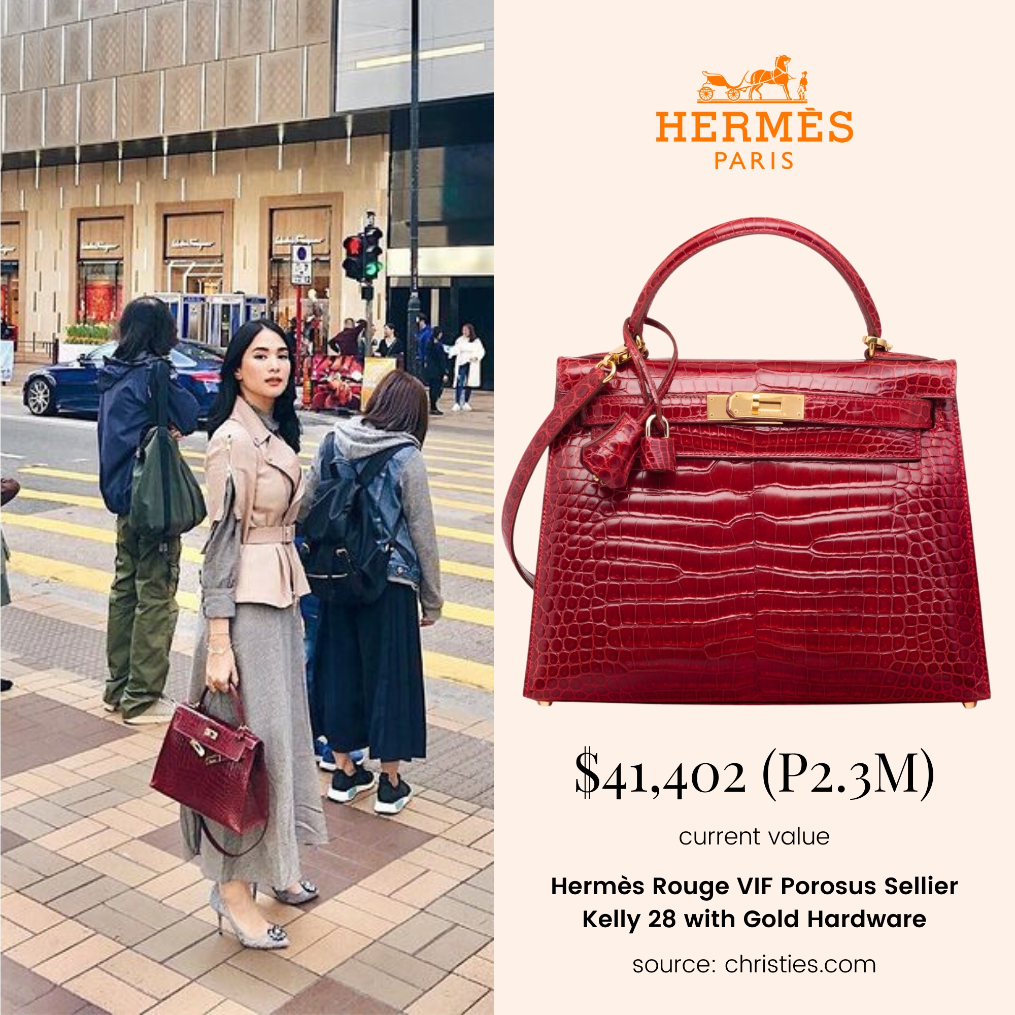 Heart Evangelista's P163M ($3M) Hermès Collection