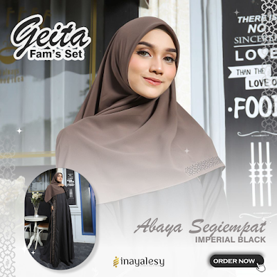 4+ Warna Abaya Segiempat Bikin Jatuh Cinta t