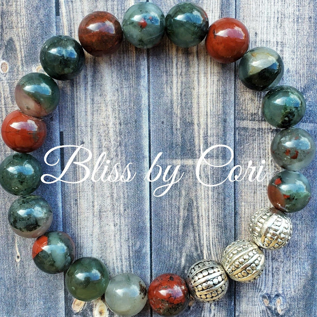 African Bloodstone Bracelet