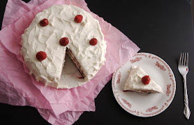 White Chocolate Raspberry Crepe Cake