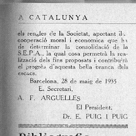 Acta de constitución de la SEPA