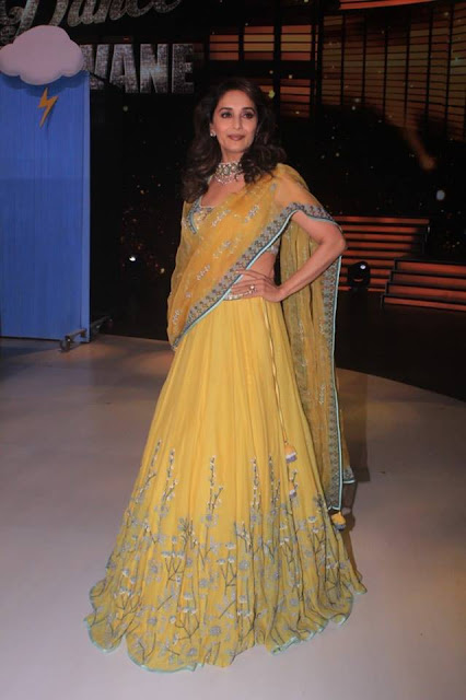 Madhuri Dixit looking cute in designer wear