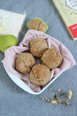 Cuillère et saladier : Petits moelleux citron-châtaigne