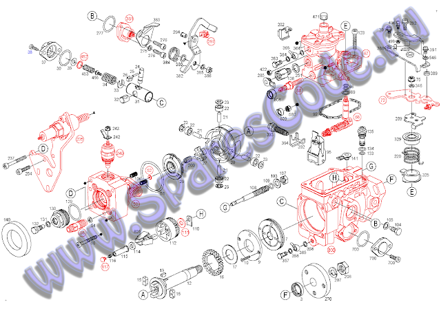 0 460 414 086, 0460414086, Distributor injection pump, VE4/11F2000R431