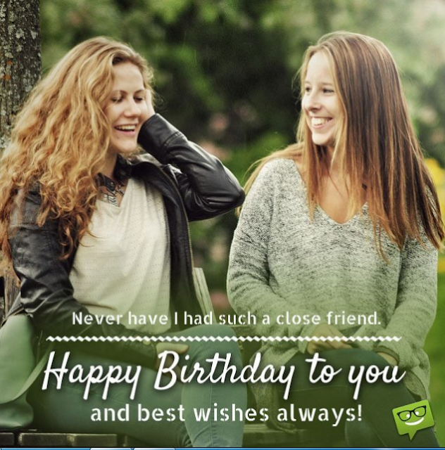 Birthday wishes for best friend female