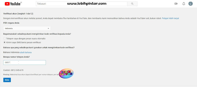 cara verifikasi akun youtube channel terbaru terlengkap