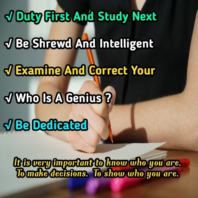 Five Short Inspiring Stories | 1.Duty First And Study Next | 2.Be Shrewd And Intelligent | 3.Examine And Correct Your | 4.Who Is A Genius ? | 5.Be Dedicated