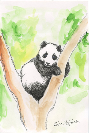 Panda Cub Art