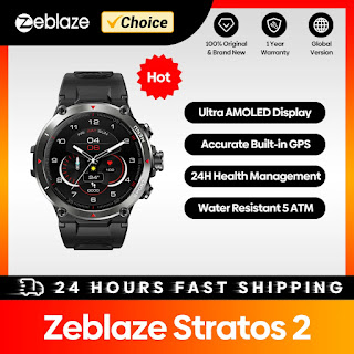 ساعة ذكية Zeblaze Stratos 2