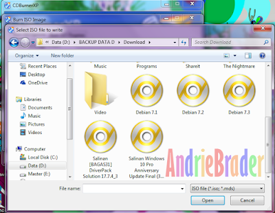 Cara Burning CD/DVD Windows 10 Menggunakan CDBurnerXP