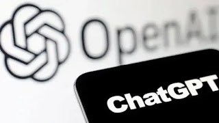 Official ChatGPT logo on a dark background