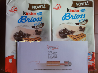 Logo In consegna confezioni ''A colazione con Kinder ''