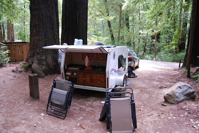 Big Basin Redwoods State Park, Tiny Trailer Camping
