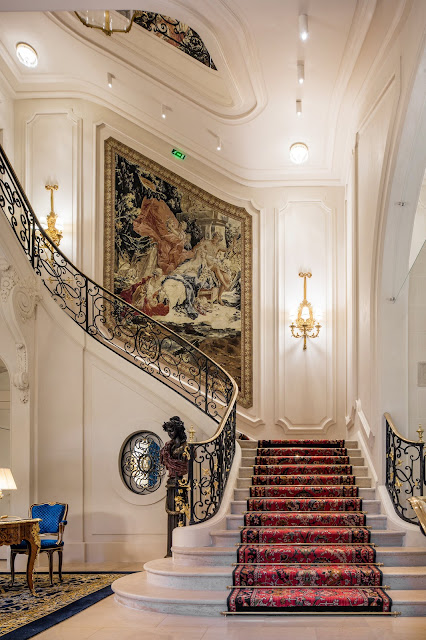 Staircase detail Ritz Paris