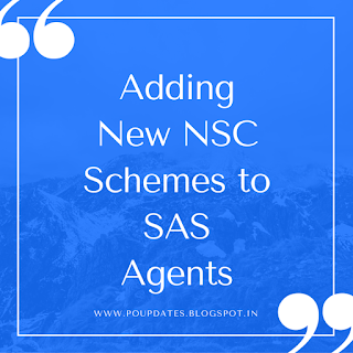 Adding NSC New (NSN) Product to SAS Agent in Finacle