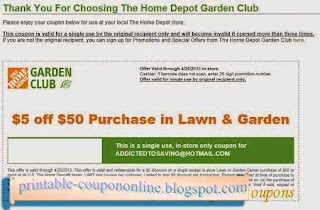 Free Printable Home Depot Coupons