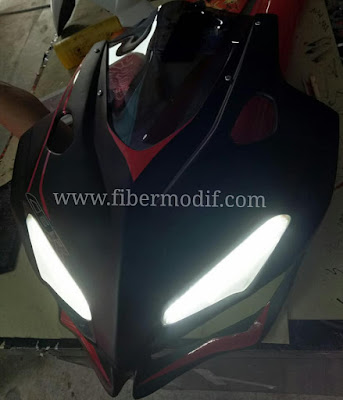 topeng cbr250rr terpasang di cbr150 facelift k45g