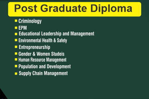 AIOU Post Graduate Diploma Admission Autumn 2023
