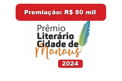 Inscrições abertas para os Prêmios Literários Cidade de Manaus 2024