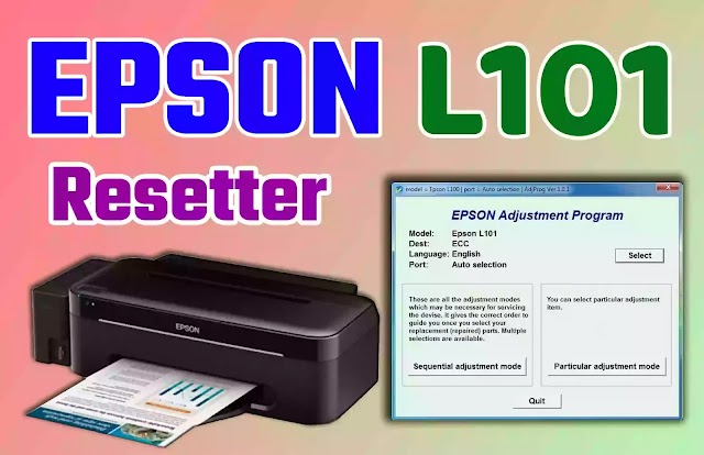 Epson L101 Ink Pad Problem. Download Epson L101 Resetter and fix the Problem