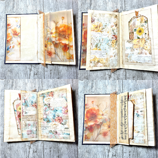 Autumn/Fall Altered Book Part 2: Pockets & Belly Bands DT Project Rach & Bella Crafts
