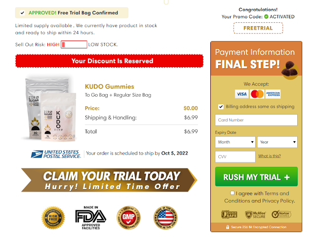 Kudo Anti-Aging Gummies Price